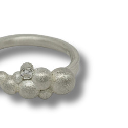 Ring 925/- Ag mit Brillant