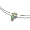 Anhänger mit Brillant und Paraiba Turmalin