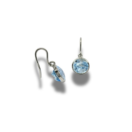 Ohrschmuck mit blauem Topas