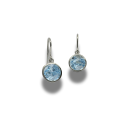Ohrschmuck mit blauem Topas