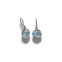 Ohrschmuck mit blauem Topas