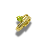 Ring mit Maligranat und Brillant